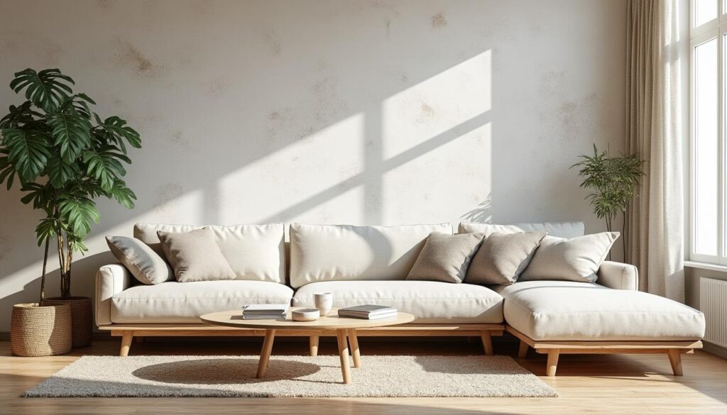 Idées d’entretien du lambris plafond blanc dans le salon