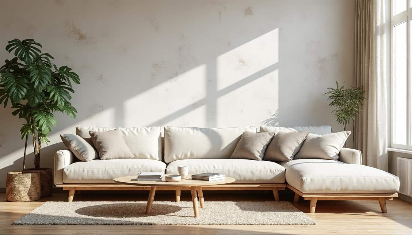 Idées d’entretien du lambris plafond blanc dans le salon