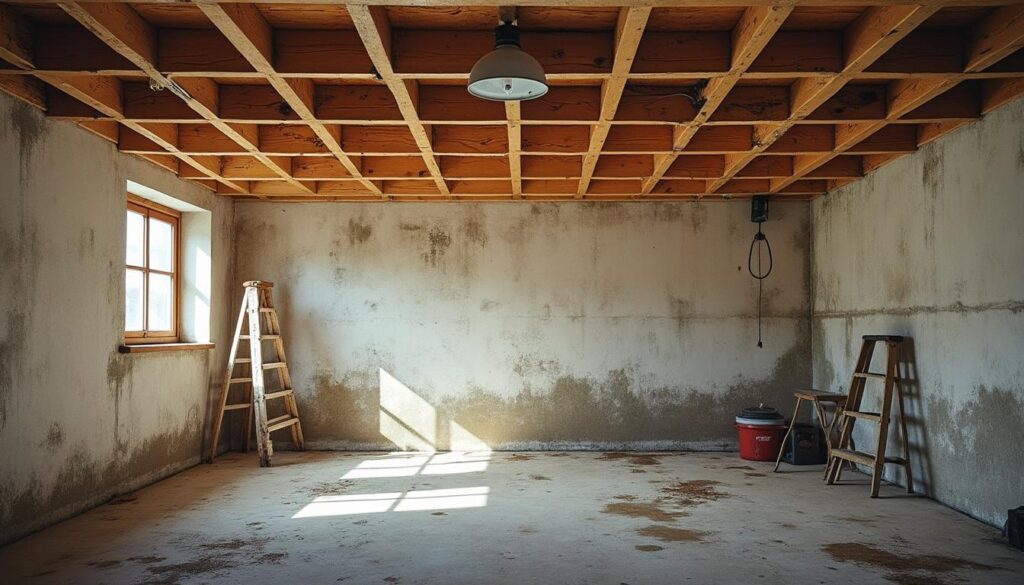 Comment traiter un lambris de plafond humide dans le garage