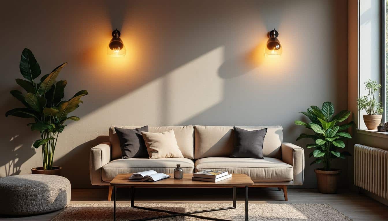 Idées modernes de luminaires muraux pour le salon
