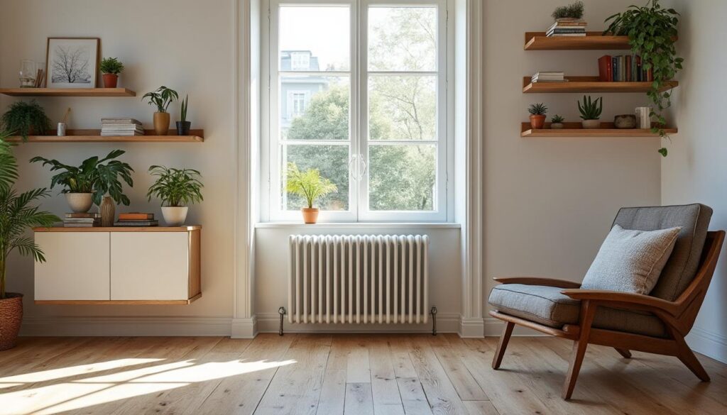 Les solutions pour gagner de la place lors de l’aménagement avec un radiateur