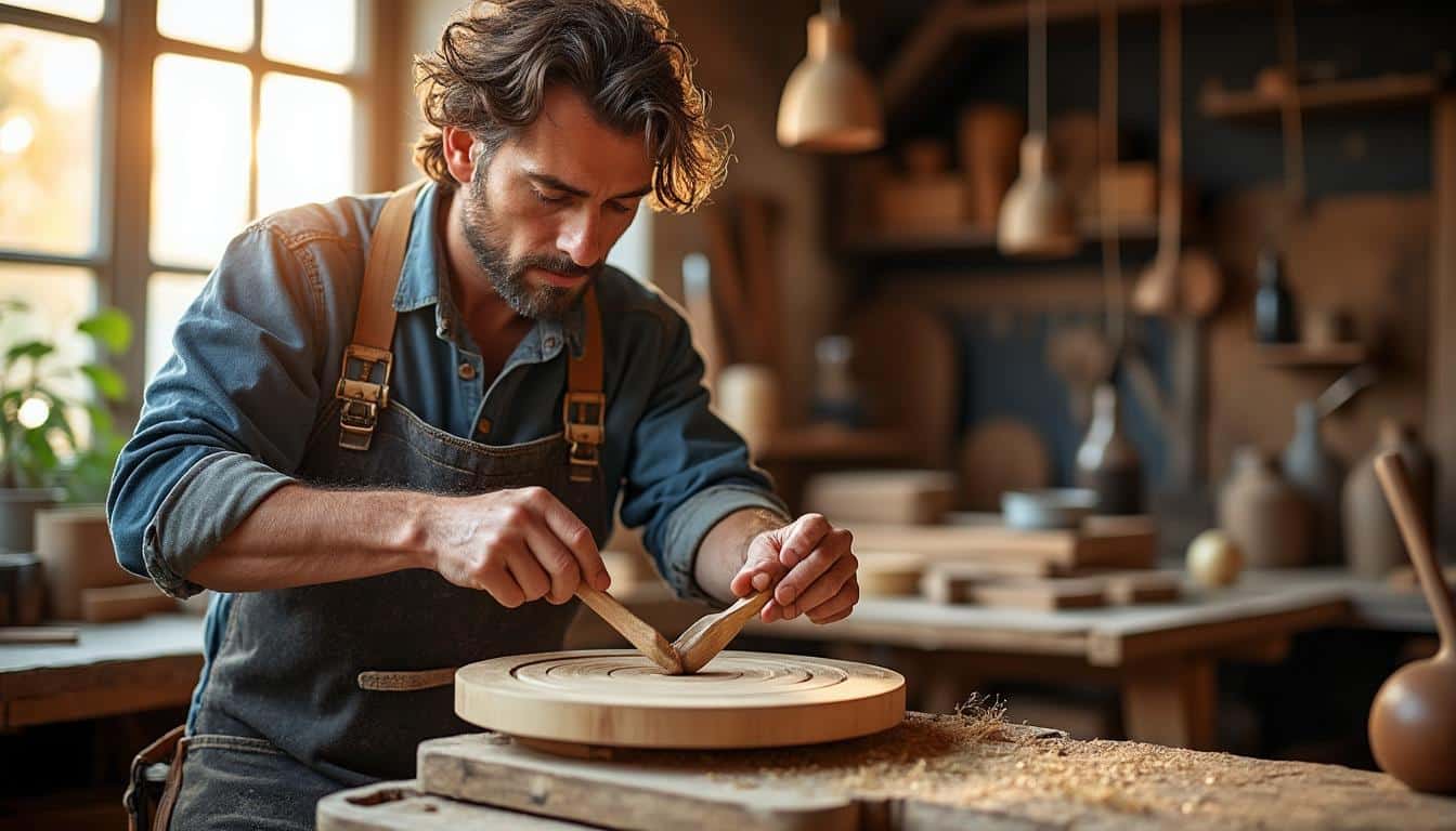 Illustration: Pourquoi il est essentiel d’utiliser une affûteuse pour lame de scie circulaire en atelier