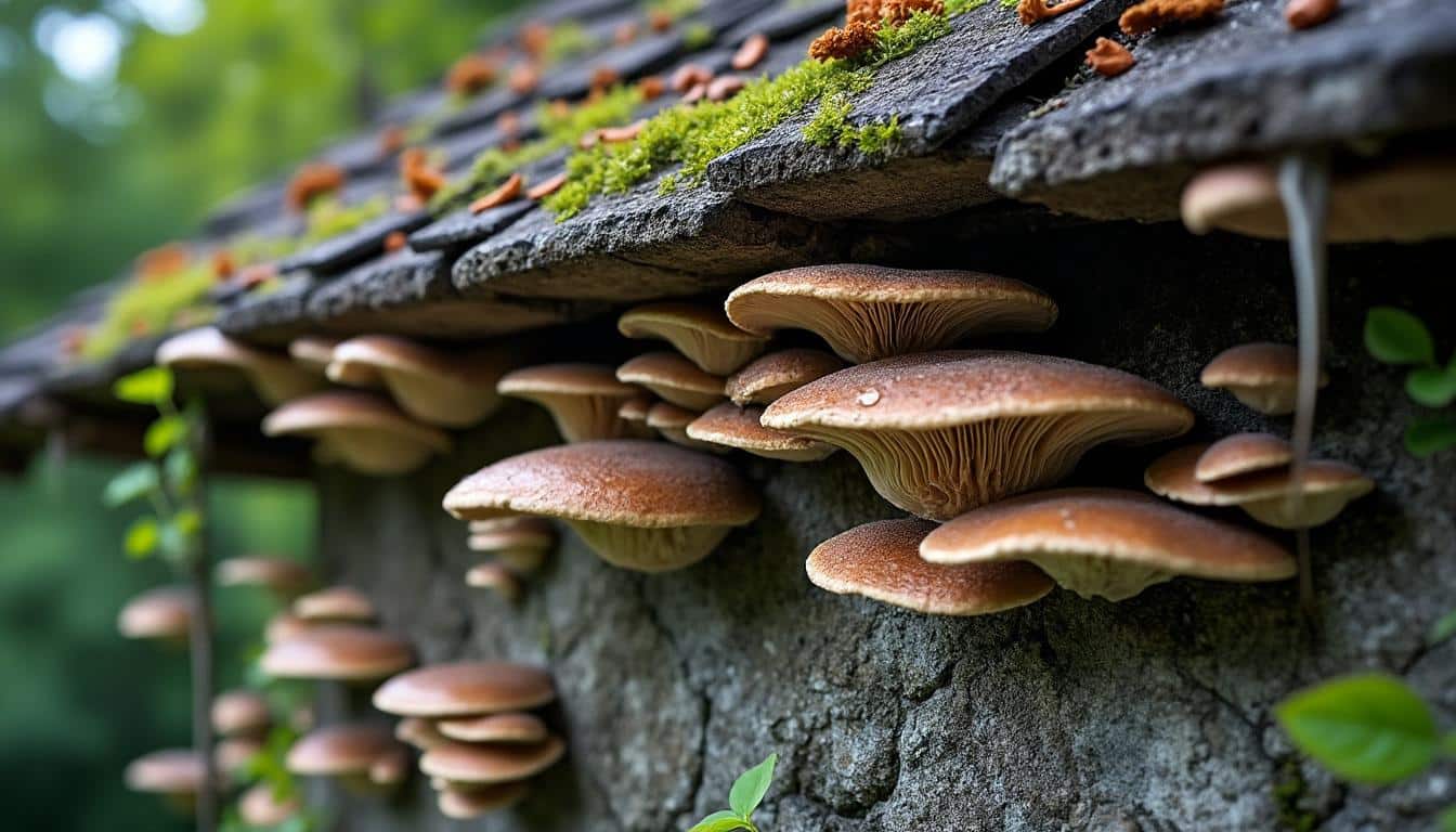 Illustration: Comprendre la nature et l’origine du champignon sur la toiture