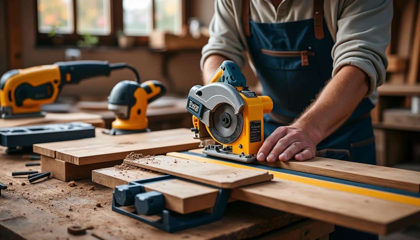 Illustration: Explorer les différents types de guides pour scie et leur compatibilité