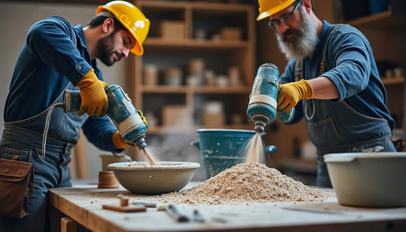 Illustration: Les types de malaxeurs adaptés selon les matériaux à mélanger