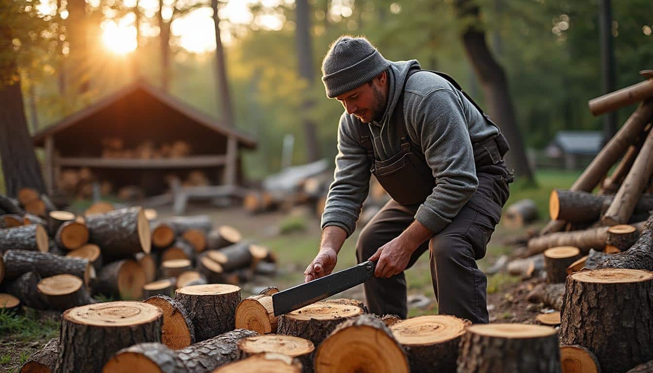 Illustration: Pourquoi opter pour une scie à ruban pour couper du bois de chauffage ?