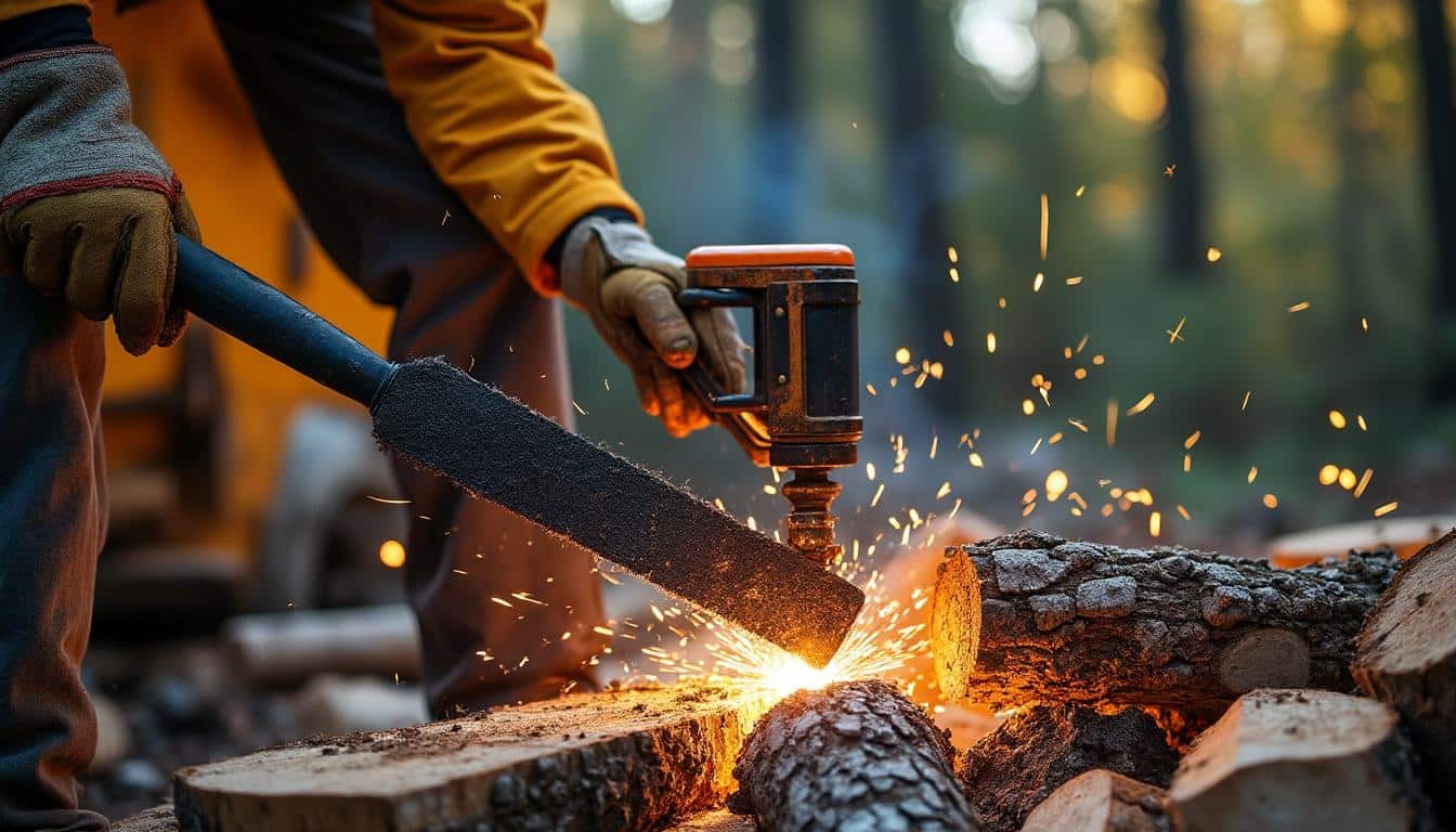 Scie à ruban pour le bois de chauffage : guide complet et conseils