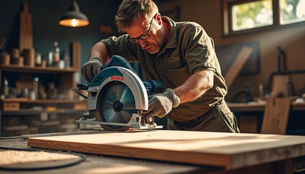 Scie circulaire Bosch GKS 85 G Professional 2200W puissante et précise