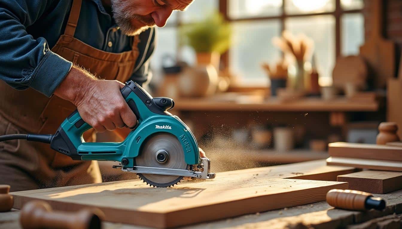 Illustration: Fonctionnement et usages essentiels de la scie circulaire sans fil Makita