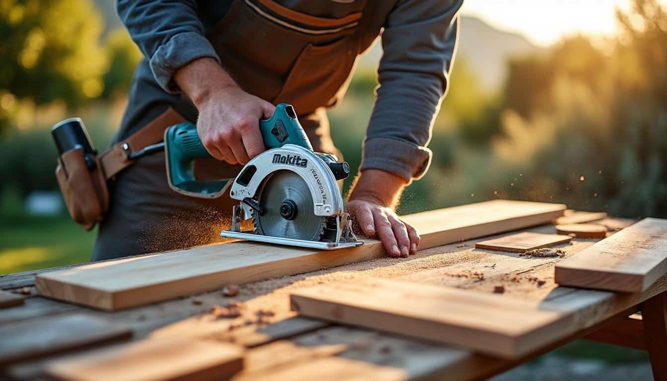 Scie circulaire sans fil Makita : puissance et liberté de coupe