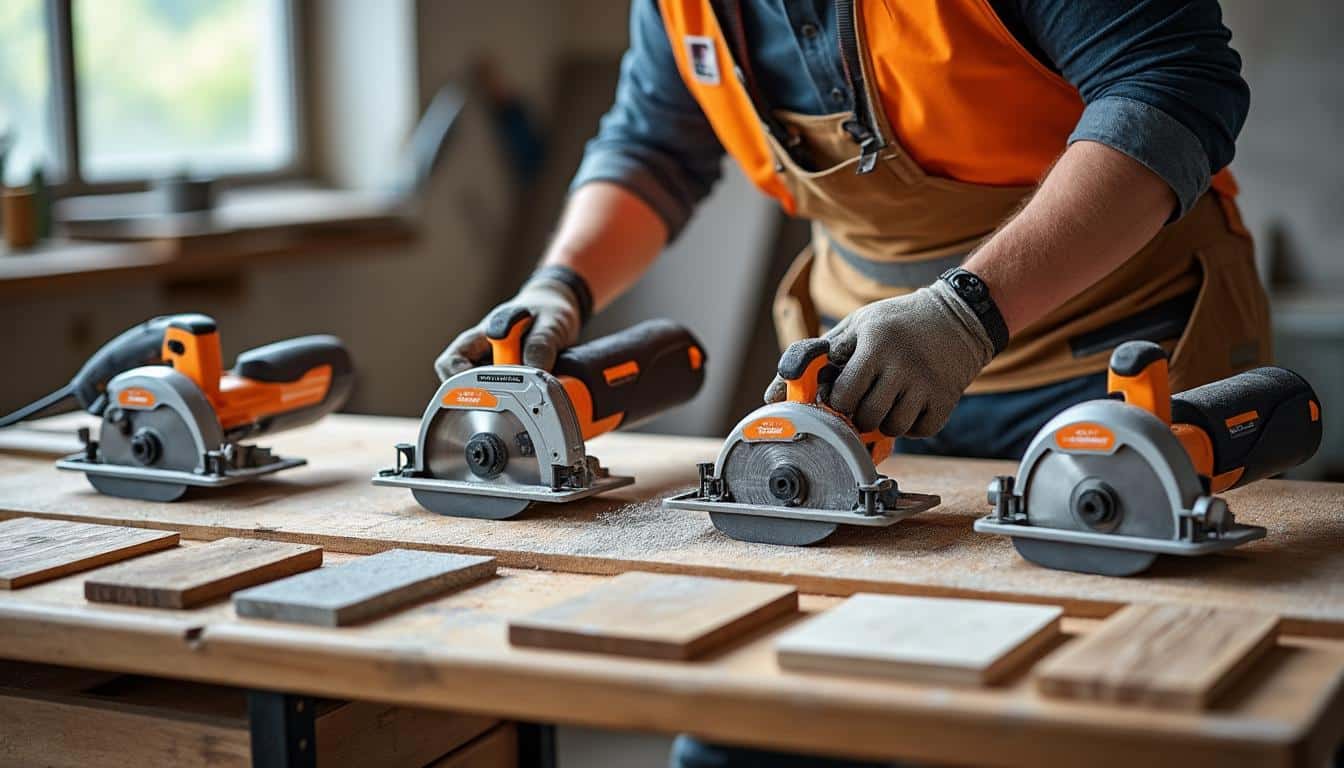 Illustration: Les différentes scies cloches Hilti adaptées aux matériaux spécifiques