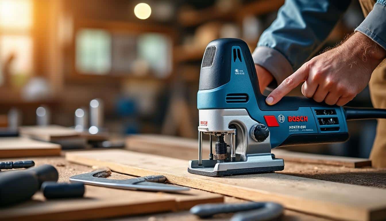 Illustration: Découvrir les caractéristiques clés de la scie sauteuse Bosch PST 650