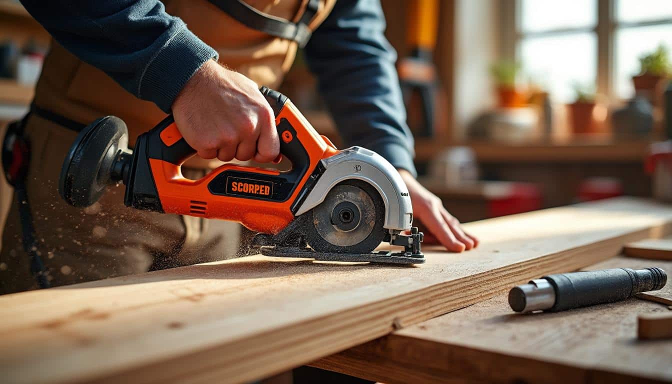 Illustration: Les caractéristiques techniques qui rendent la scie scorpion Black et Decker si performante