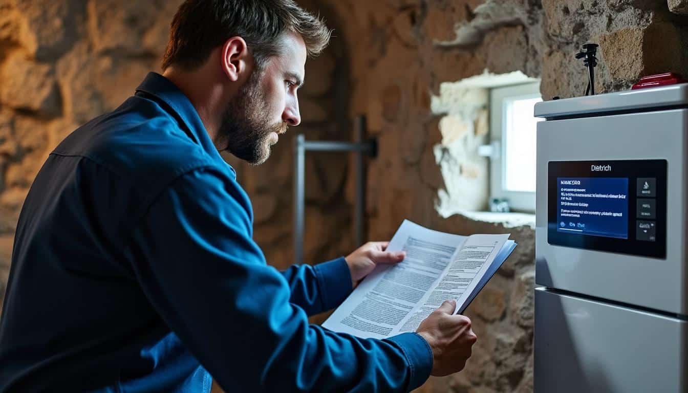 Illustration: Comprendre les codes d’erreur propres à la chaudière de Dietrich