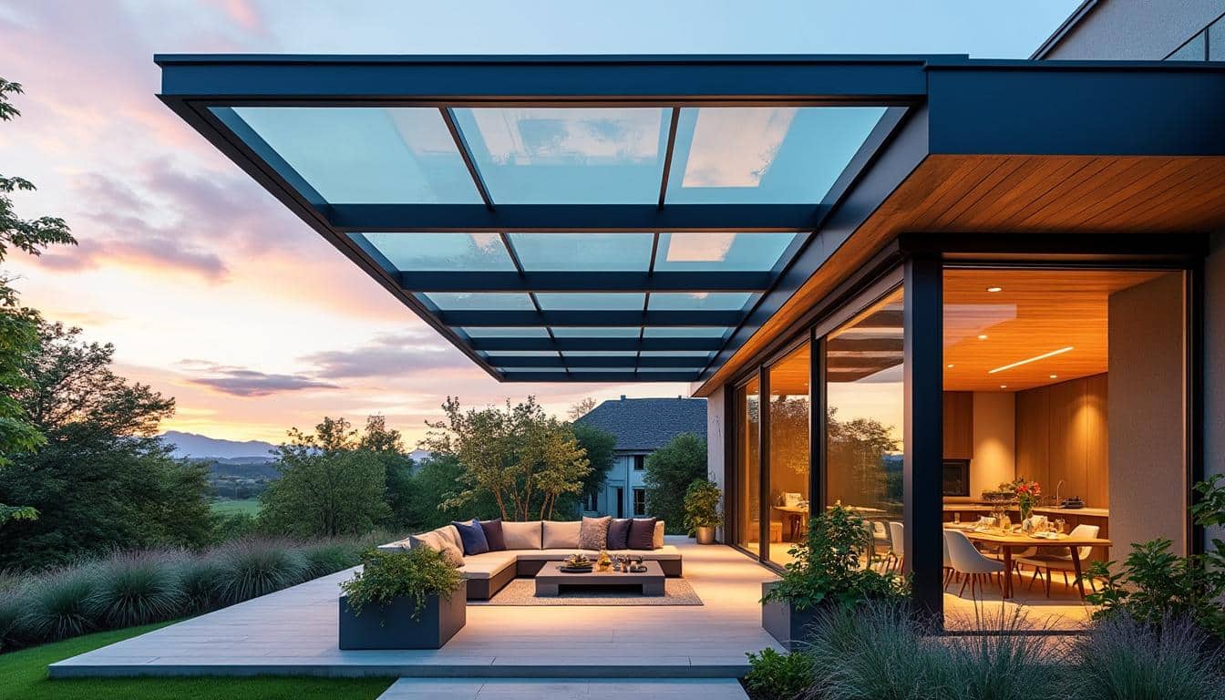 Illustration: Comprendre ce qu’est une toiture en plexiglas et ses spécificités