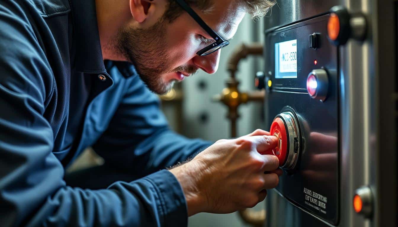 Illustration: Comprendre le rôle du bouton de réarmement sur une chaudière ou chauffe-eau De Dietrich
