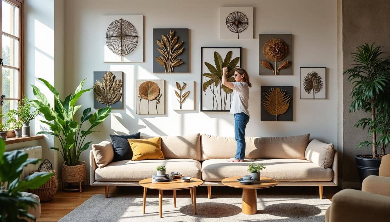 Illustration: Comment découvrir une collection variée de décoration murale en métal pour sublimer votre intérieur