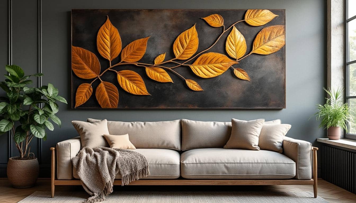 Décoration murale en métal : style, qualité et idées d’aménagement